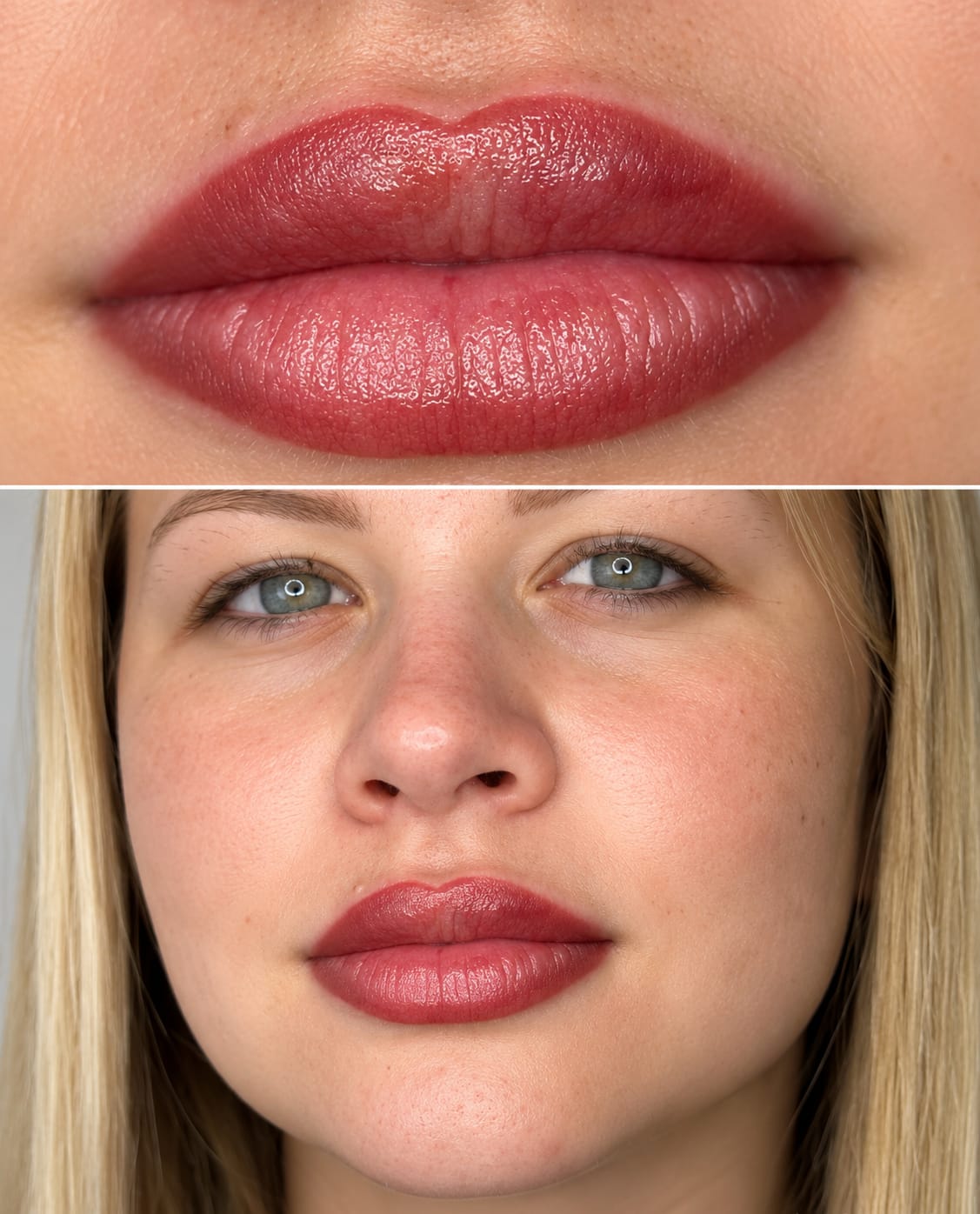 Lavoro di Permanent Make-Up — labbra