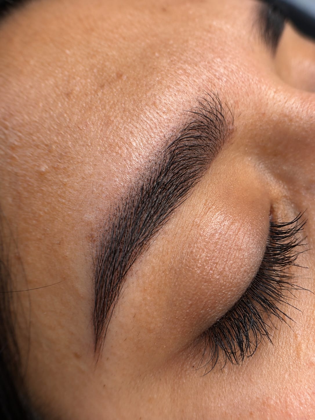 Lavoro di Permanent Make-Up — sopracciglia